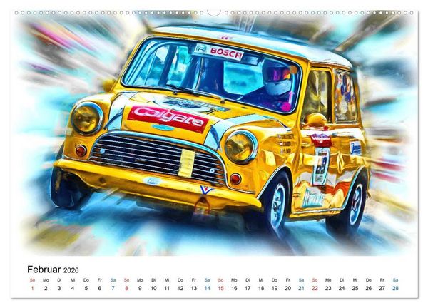 Produktbild: Tourenwagen von gestern (Wandkalender 2026 DIN A2 quer), CALVENDO Monatskalender