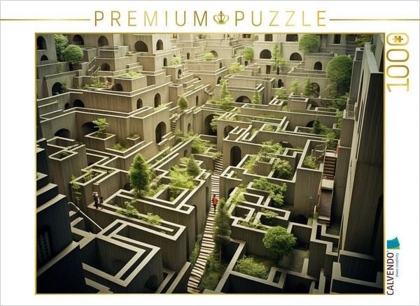 Produktbild: CALVENDO Puzzle Das Labyrinth der Illusionen | 1000 Teile Lege-Gr&ouml;&szlig;e 64x48cm Foto-Puzzle f&uuml;r gl&uuml;ckliche Stunden