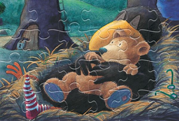 Produktbild: Der kleine Rabe Socke - Puzzle 1. 2 Puzzle mit 24 Teilen