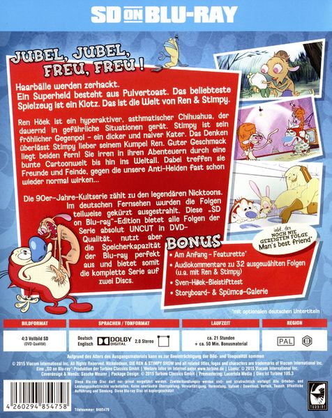 Produktbild: Die Ren & Stimpy Show - Die komplette Serie (SD on Blu-ray) [2 BRs]