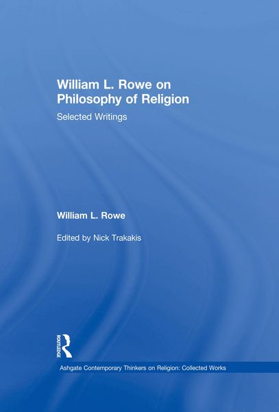 Produktbild: William L. Rowe on Philosophy of Religion
