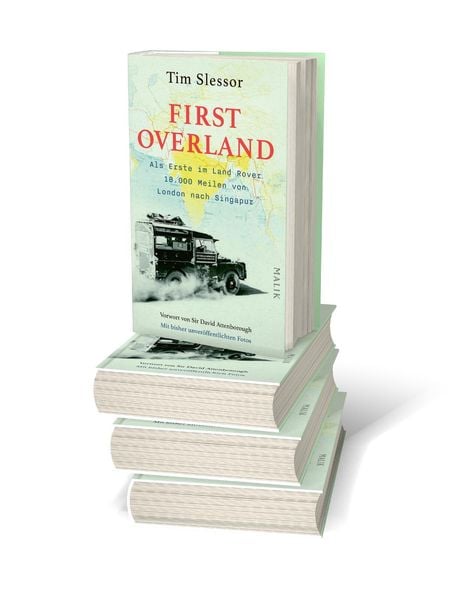 Produktbild: First Overland. Als Erste im Land Rover 18.000 Meilen von London nach Singapur
