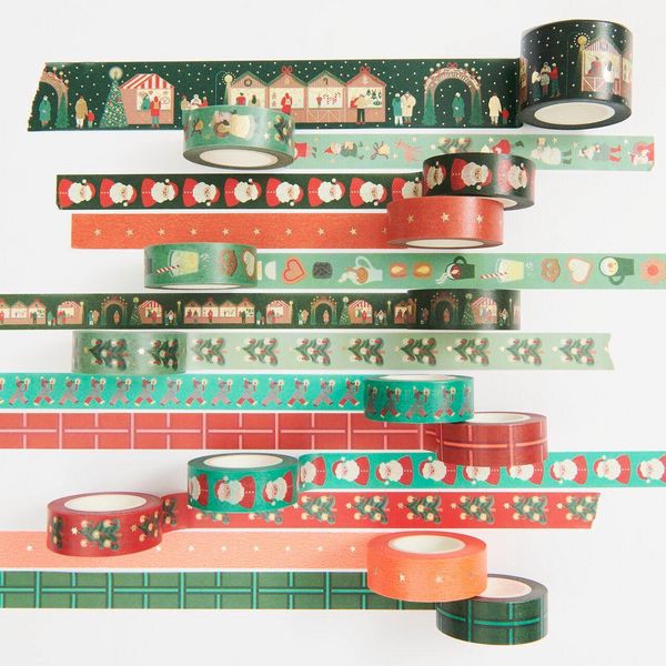 Produktbild: Tape Set Weihnachtsmarkt, Neon , 5 Stk.