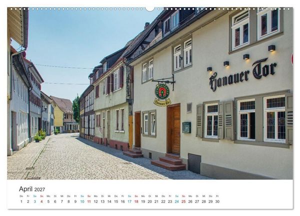Produktbild: Babenhausen - Sch&ouml;ne Ecken und erstaunliche Besonderheiten (hochwertiger Premium Wandkalender 2027 DIN A2 quer), Kunstdruck in Hochglanz