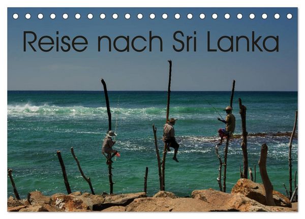 Reise nach Sri Lanka (Tischkalender 2026 DIN A5 quer), CALVENDO Monatskalender