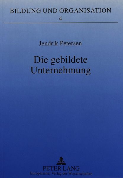 Produktbild: Die gebildete Unternehmung