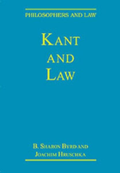 Produktbild: Byrd, B: Kant and Law