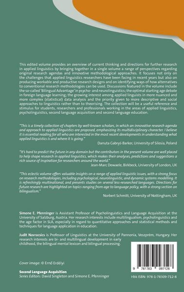 Produktbild: Future Research Directions for Applied Linguistics