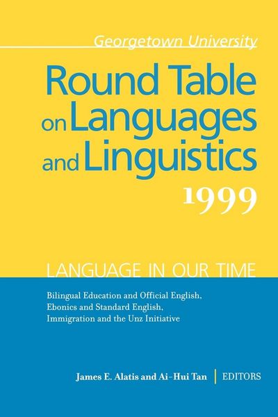 Produktbild: Georgetown University Round Table on Languages and Linguistics (GURT) 1999