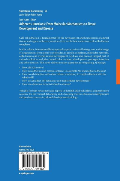 Produktbild: Adherens Junctions: from Molecular Mechanisms to Tissue Development and Disease
