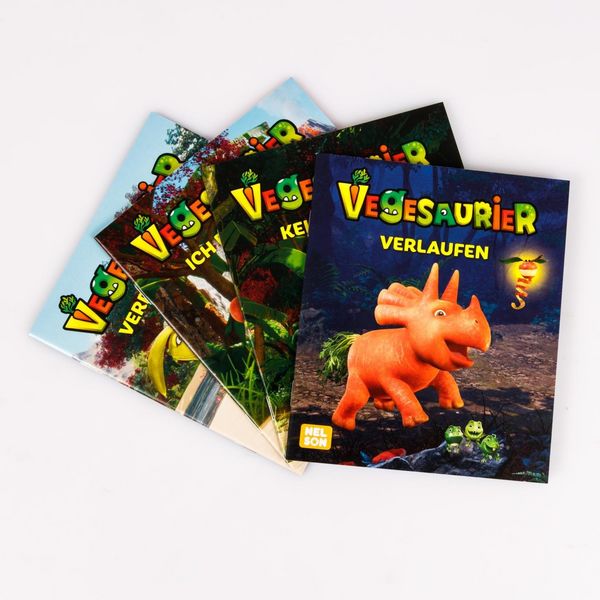 Produktbild: Nelson Mini-B&uuml;cher: 4er Vegesaurier 1-4
