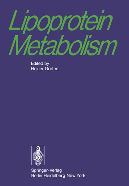Produktbild: Lipoprotein Metabolism