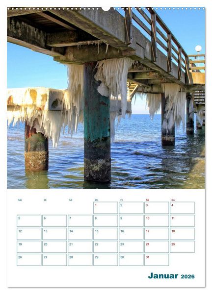 Produktbild: Ostseebad Rerik - Terminplaner (Wandkalender 2026 DIN A2 hoch), CALVENDO Monatskalender