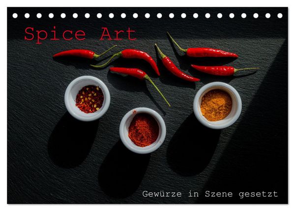 Produktbild: Spice Art - Gew&uuml;rze in Szene gesetzt (Tischkalender 2026 DIN A5 quer), CALVENDO Monatskalender