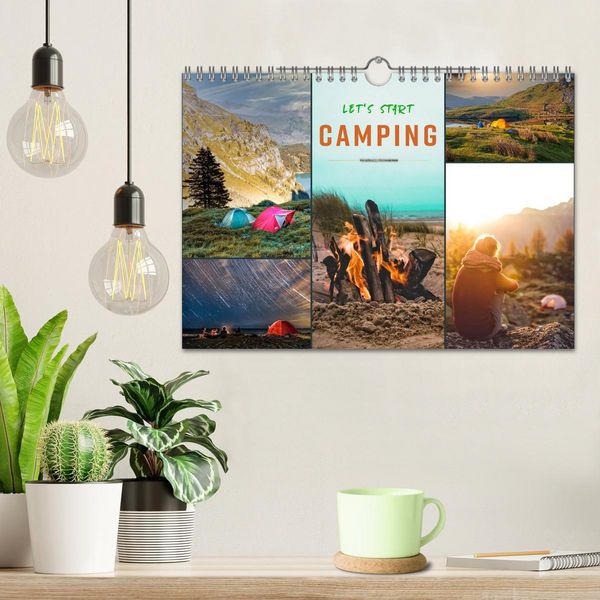 Produktbild: Let's start Camping (Wandkalender 2026 DIN A4 quer), CALVENDO Monatskalender