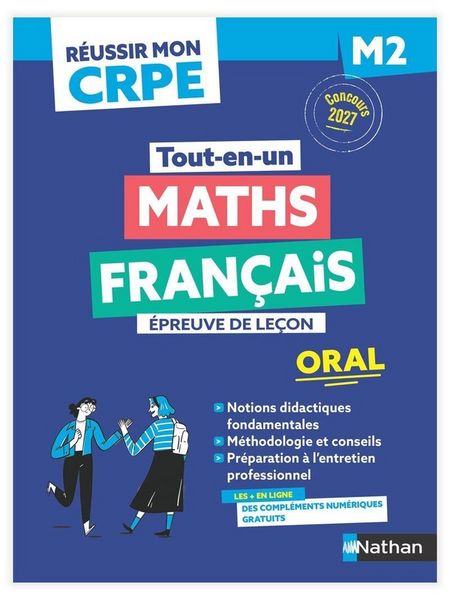 Produktbild: Reussir Mon Crpe; Maths, Francais; M2; Epreuve de Lecon; Oral