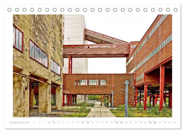 Produktbild: Zeche Zollverein. Weltkulturerbe. (Tischkalender 2027 DIN A5 quer), CALVENDO Monatskalender