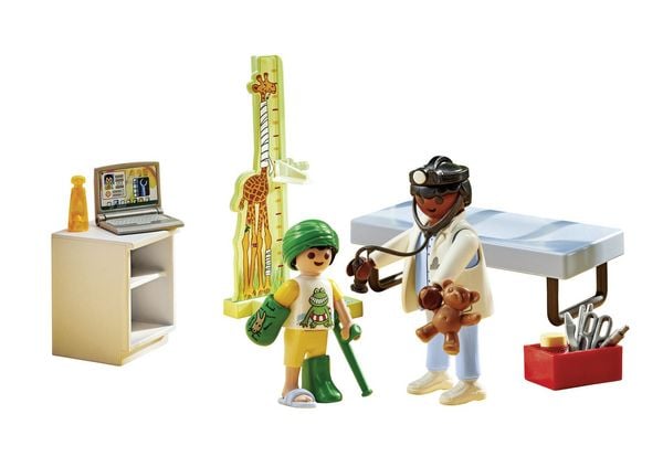 Produktbild: PLAYMOBIL 71619 Kinderarzt mit Teddyb&auml;r