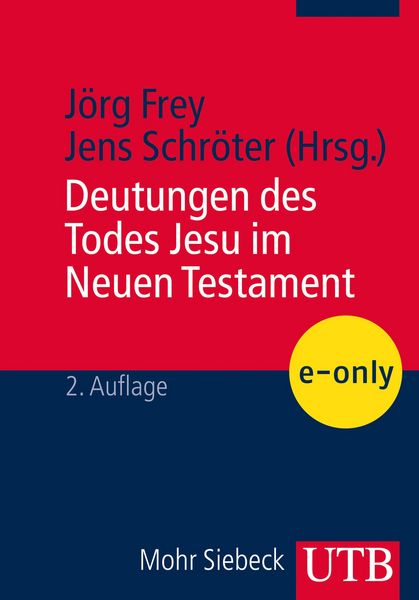 Produktbild: Deutungen des Todes Jesu im Neuen Testament