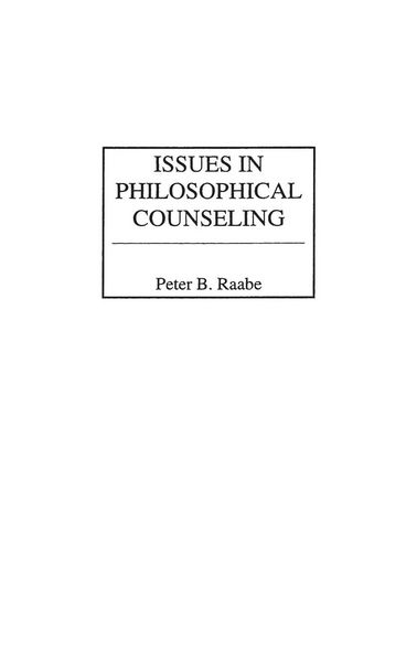 Produktbild: Issues in Philosophical Counseling