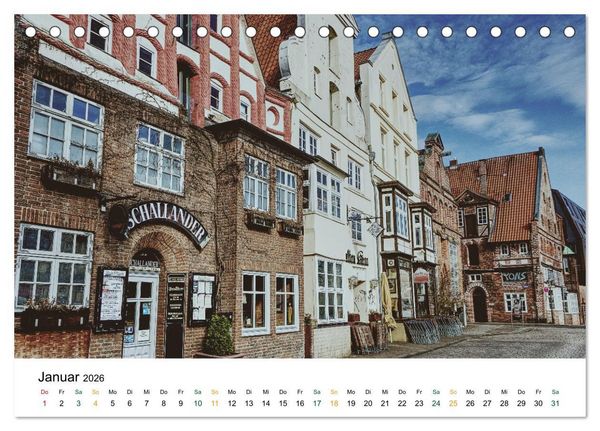 Produktbild: L&uuml;neburg (Tischkalender 2026 DIN A5 quer), CALVENDO Monatskalender