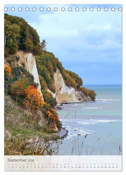 Produktbild: Im Nationalpark Jasmund - Naturwunder auf der Ostseeinsel R&uuml;gen (Tischkalender 2026 DIN A5 hoch), CALVENDO Monatskalender