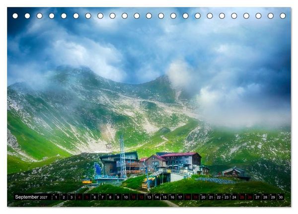 Produktbild: Oberstdorfer Bergwelt (Tischkalender 2027 DIN A5 quer), CALVENDO Monatskalender