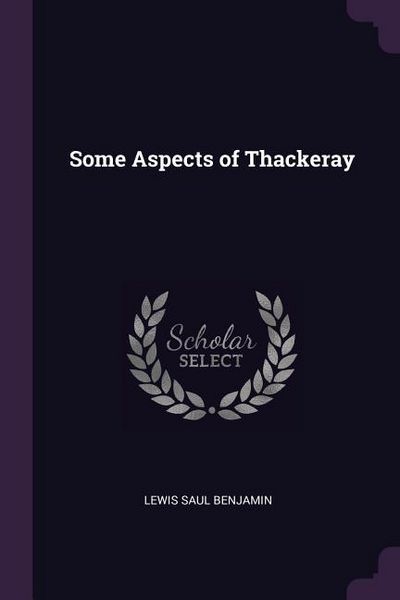 Produktbild: Some Aspects of Thackeray