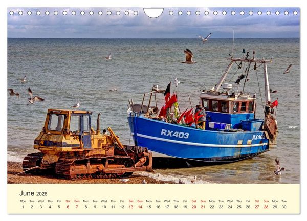 Produktbild: The Hastings Fishing Fleet (Wall Calendar 2026 DIN A4 landscape), CALVENDO 12 Month Wall Calendar