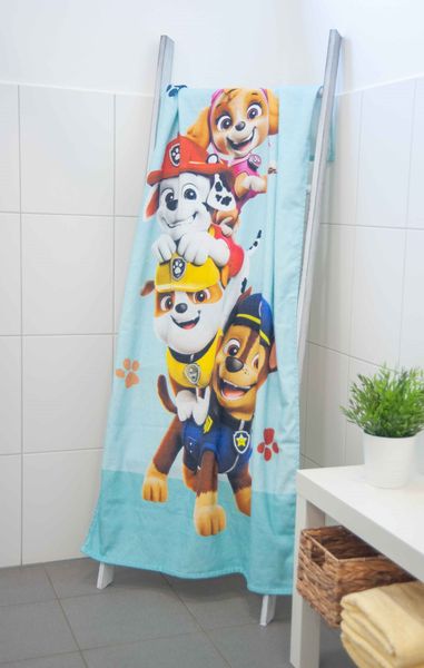 Produktbild: Paw Patrol 6132432516 - Velourstuch , 75x150 cm, 100% Baumwolle