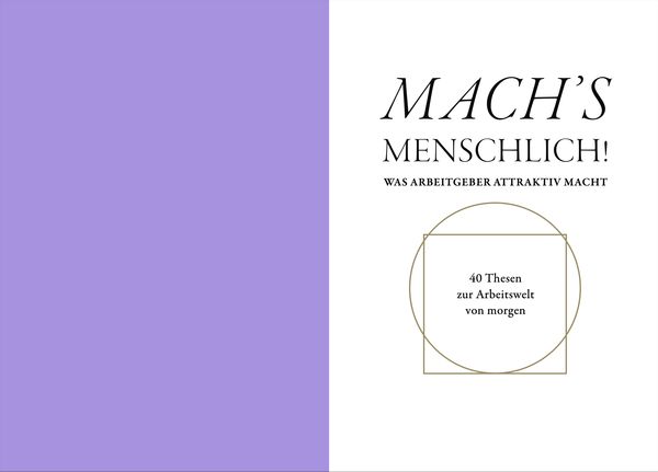 Produktbild: Mach&rsquo;s Menschlich!