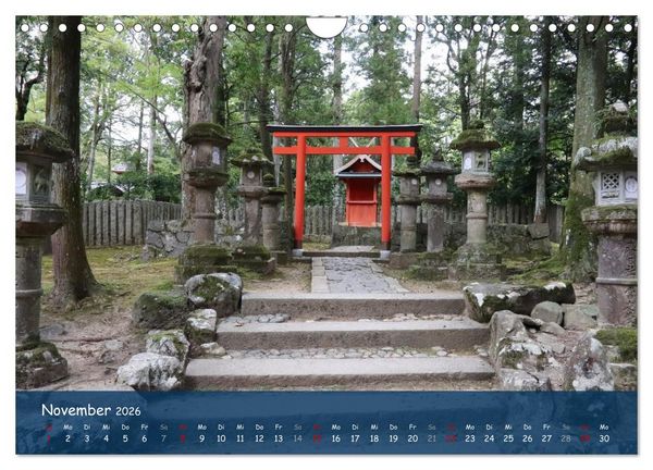 Produktbild: Japan - Impressionen aus dem Land der aufgehenden Sonne (Wandkalender 2026 DIN A4 quer), CALVENDO Monatskalender