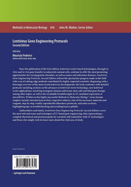 Produktbild: Lentivirus Gene Engineering Protocols