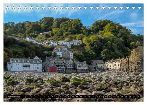 Produktbild: Blickpunkte Cornwall (Tischkalender 2026 DIN A5 quer), CALVENDO Monatskalender