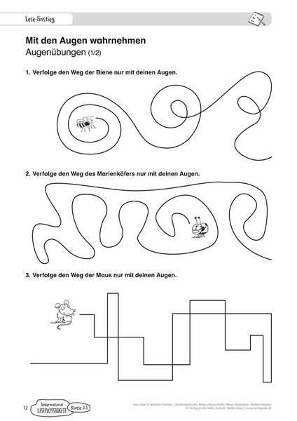 Produktbild: F&ouml;rdermaterial Lesefl&uuml;ssigkeit &ndash; Klasse 3 &ndash; 5