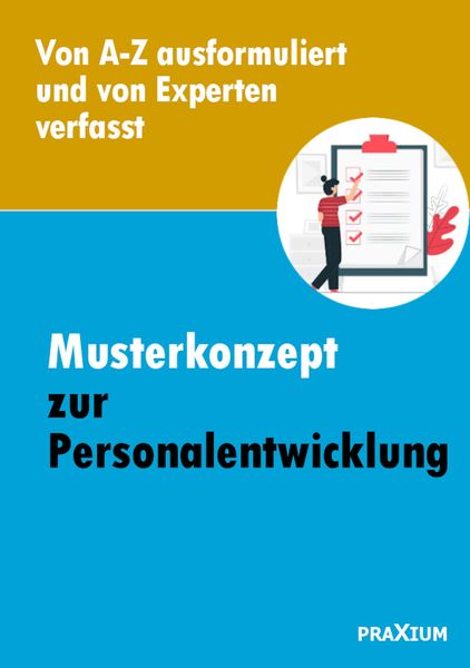 Produktbild: Musterkonzept zur Personalentwicklung