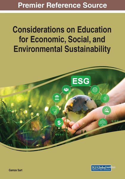 Produktbild: Considerations on Education for Economic, Social, and Environmental Sustainability