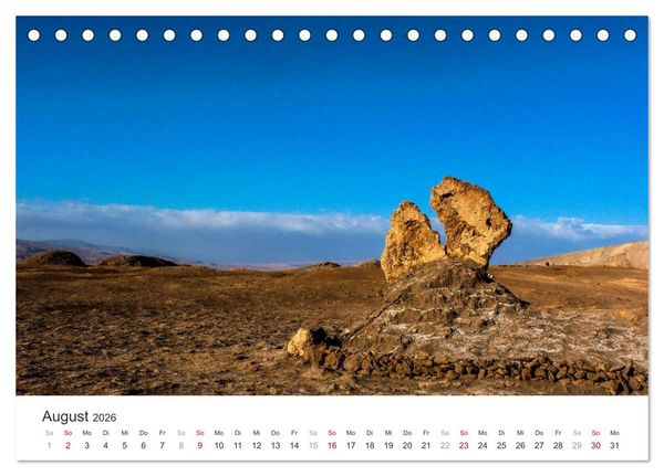 Produktbild: Chile - Land voller Kontraste (Tischkalender 2026 DIN A5 quer), CALVENDO Monatskalender