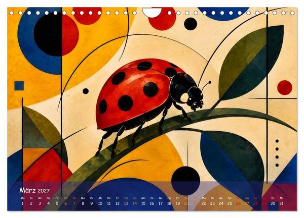 Produktbild: Ein bunter Zoo im Kinderzimmer (Wandkalender 2027 DIN A4 quer), CALVENDO Monatskalender