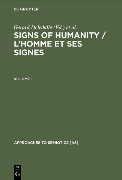 Produktbild: Signs of Humanity / L'homme et ses signes