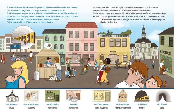 Produktbild: In der Stadt (Deutsch-Polnisch)