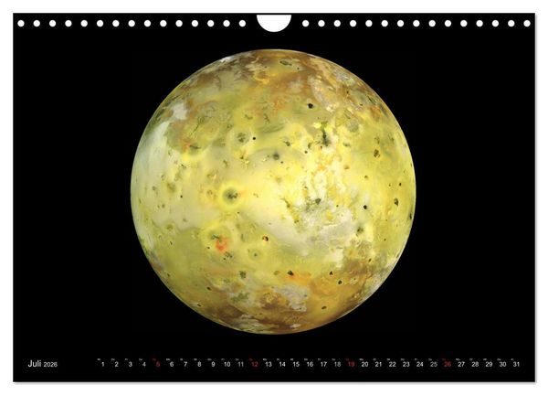 Produktbild: Sonne, Monde und Planeten (Wandkalender 2026 DIN A4 quer), CALVENDO Monatskalender