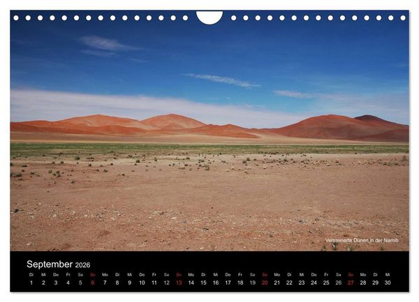 Produktbild: Namibia (Wandkalender 2026 DIN A4 quer), CALVENDO Monatskalender