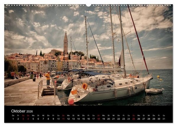 Produktbild: Rovinj Impressionen (Wandkalender 2026 DIN A2 quer), CALVENDO Monatskalender