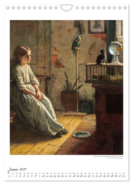 Produktbild: Beste Freunde Hund - Katze - Vogel - Mensch Kunstkalender (Wandkalender 2027 DIN A4 hoch), CALVENDO Monatskalender