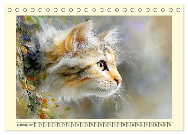 Produktbild: Wildkatzen. Europas scheue Waldbewohner (Tischkalender 2027 DIN A5 quer), CALVENDO Monatskalender