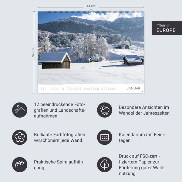 Produktbild: Sch&ouml;nes Deutschland Posterkalender 2027