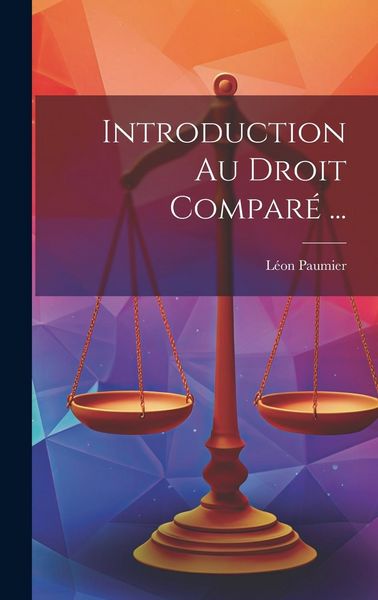 Produktbild: Introduction Au Droit Compar&eacute; ...