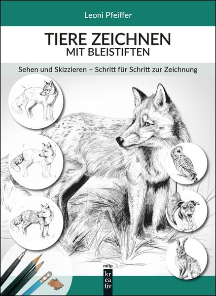 Produktbild: Tiere zeichnen mit Bleistiften