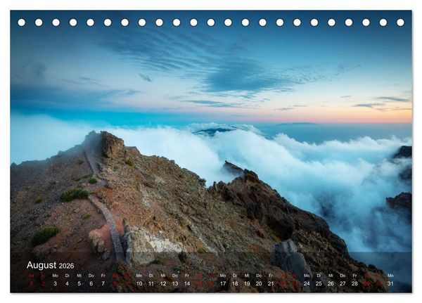 Produktbild: La Palma - La Isla Bonita (Tischkalender 2026 DIN A5 quer), CALVENDO Monatskalender